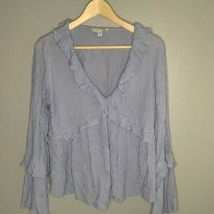 Blue American Eagle Blouse